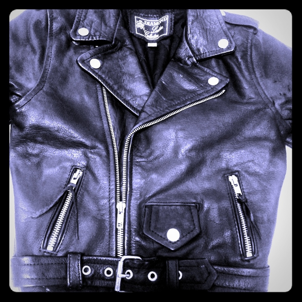 BUNDLE: Kids Diamond Leather & Adidas Jackets 6 - Picture 1 of 8